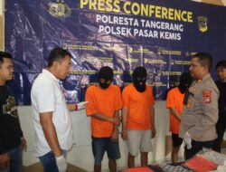 Kasus Curanmor, Polsek Pasar Kemis Polresta Tangerang Ringkus Pelaku Eksekutor Hingga Penadah
