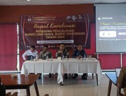 KPU Kabupaten Tangerang Gelar Rakor Pencalonan Bupati/Wakil Bupati Tangerang