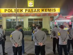 Polsek Pasar Kemis Gelar Apel KRYD Malam Minggu Antisipasi Kerawanan dan Cegah Terjadinya Gangguan Kamtibmas