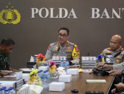 Sebagai Bentuk Kesiapsiagaan Dalam Menghadapi Bencana Alam, Polda Banten Gelar Rakor Lintas Sektoral