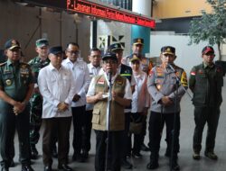 Menko PMK Beserta Panglima TNI dan Kapolri Kunjungi Pelabuhan Merak