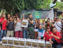 Batalyon Arhanud 1 Kostrad Gelar Bakti Sosial Bersama Pajero Indonesia One Chapter Tangerang Raya Di TPA Cipeucang Serpong.