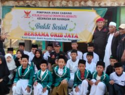 BENTUK RASA PEDULI SESAMA,” PAC GRIB jAYA KECAMATAN AIR NANINGAN BERIKAN SANTUNAN 30 ANAK YATIM.