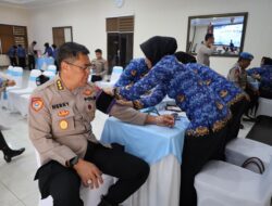 ASN Polda Banten Gelar Donor Darah Memperingati HUT Korpri ke-54