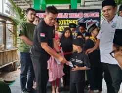 Peresmian Kantor Tabloid Tipikor Dirangkai dengan Santunan Anak Yatim Piatu dan Dhuafa