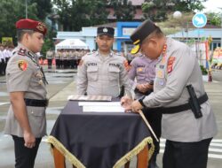 Polresta Tangerang Gelar Sertijab Kabag, Kasat, dan Kapolsek, Ini Daftarnya