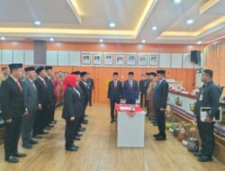 Wakil Bupati Agus Suranto Tekankan Merit Sistem, 9 Pejabat Tanggamus Resmi Dilantik. 