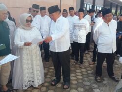 Ketua TP-PKK Tanggamus Serahkan Bangunan Penyembelihan Kurban di Islamic Center Kota Agung