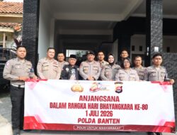 Sambut Hari Bhayangkara Ke-80, Polda Banten Anjangsana ke Purnawirawan Polri