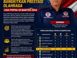 Ketua DPD IWO Indonesia Kabupaten Serang Berharap KONI Bangkitkan Prestasi Olahraga Usai POPDA XII Banten 2026
