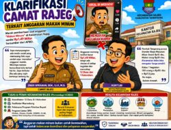 Klarifikasi Camat Rajeg Terkait Anggaran Makan Minum
