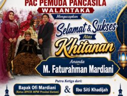 Khitanan Ananda M. Faturahman Mardiani Berlangsung Khidmat, Dihadiri Tokoh Masyarakat dan Organisasi di Gedung Korpri Kota Serang