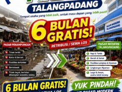 Pedagang Ditawari 6 Bulan Gratis, Pasar Modern Talang Padang Jadi Solusi Usaha yang Lebih Aman dan Nyaman