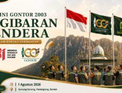 Sambut HUT RI  KE – 81Alumni pondok modern Darussalam Gontor angkatan 2003, kibarkan bendera merah putih.