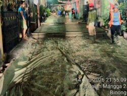 Agregat Diduga Bercampur Puing, Proyek Jalan Lingkungan Perum Sari Bumi Dipertanyakan dan Ada Dugaan Buat Ajang Korupsi