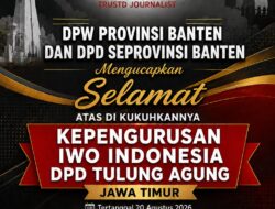 IWO Indonesia Kukuhkan Kepengurusan DPD Tulung Agung, Rahardiyan Andri, SE.AK Resmi Nahkodai Organisasi