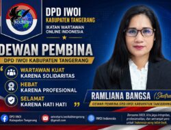 Dewan Pembina IWOI Kab. Tangerang: Wartawan Kuat Karena Solidaritas, Hebat Karena Profesional, dan Selamat Karena Hati-hati