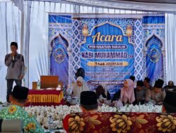 Pekon Sinar Jawa Menggelar Peringatan Maulid Nabi Muhammad SAW, Dihadiri Ribuan Jamaah. 