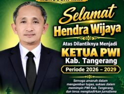 Jelang Pelantikan, Ratusan Spanduk Banjiri Puspemkab Tangerang, DPD IWOI: PWI dan IWOI Adalah Saudara Seprofesi