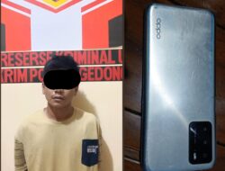Tekab 308 Polsek Gedong Tataan Tangkap Terduga Spesialis Curat, Dua Kasus Berhasil Diungkap