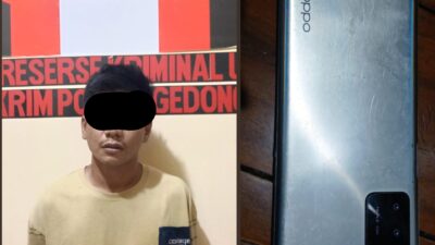 Tekab 308 Polsek Gedong Tataan Tangkap Terduga Spesialis Curat, Dua Kasus Berhasil Diungkap
