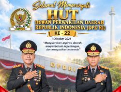 HUT ke-22 DPD RI, Polda Banten Teguhkan Semangat Sinergi untuk Indonesia   